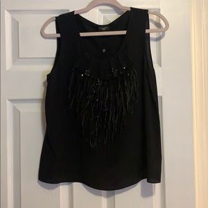 Talbots tank - Feathers and Sequins